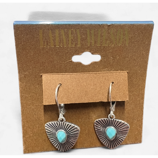 The Jewelry Group Lainey Wilson Silver/Turquoise Earrings