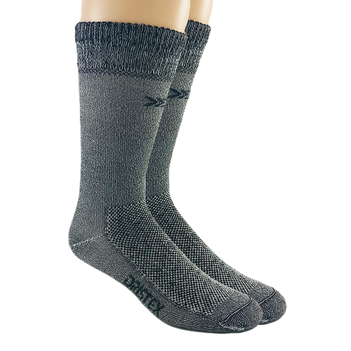 Dristex 365 Health Merino & Bamboo Socks - Black & Natural Denim-2 Pack