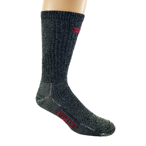 Dristex 365 Comfort Dry Crew Sock - Black &amp; Natural Denim 2-Pack