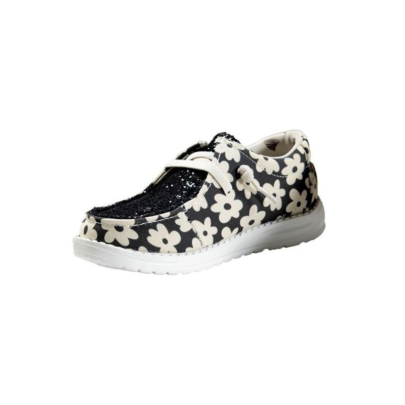 Twister Girl's Daisy Casual Shoes- Black