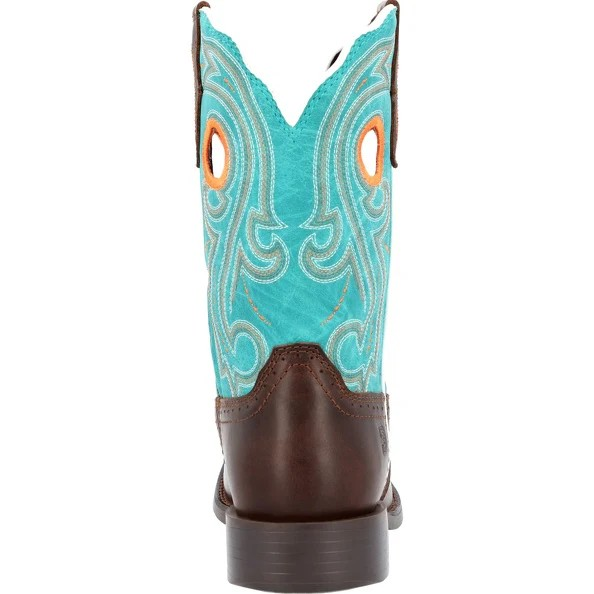Durango Women's Brown 10" Western Hickory and Turquoise Boots
