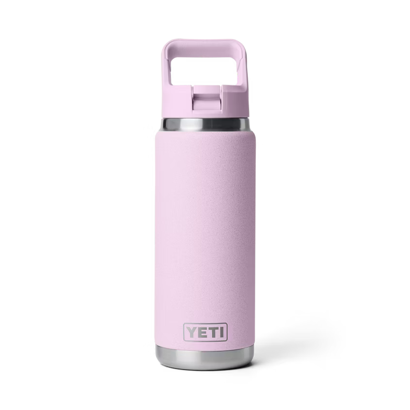 YETI Rambler 769 mL Water Bottle with Straw Cap - Cherry Blossom