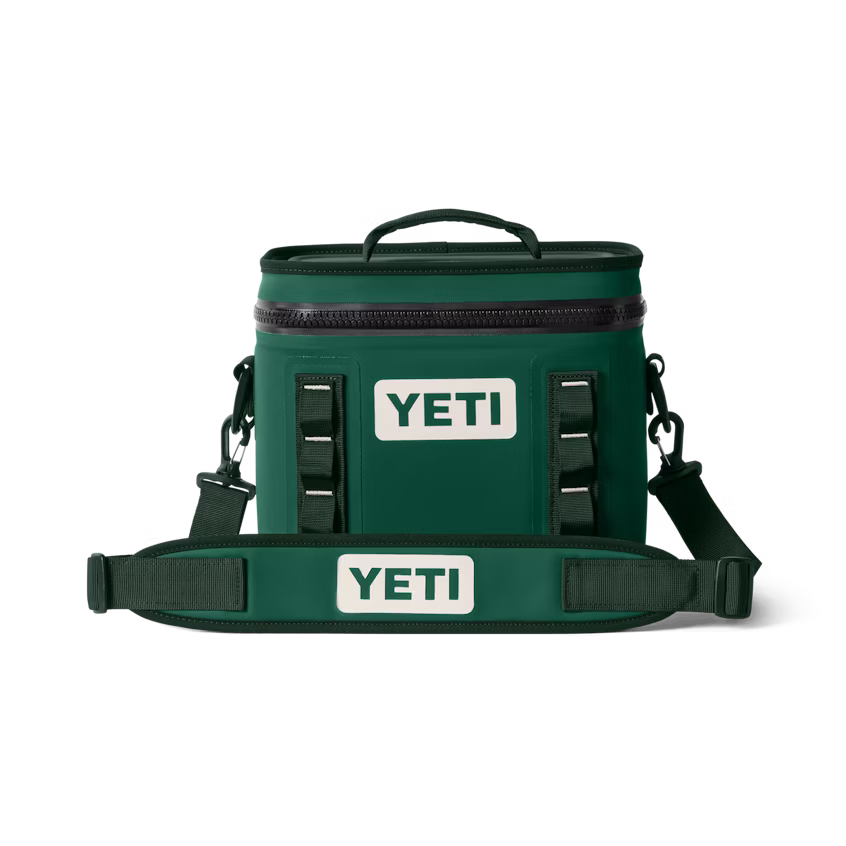 Yeti Hopper Flip 8 Soft Cooler - Black Forest Green