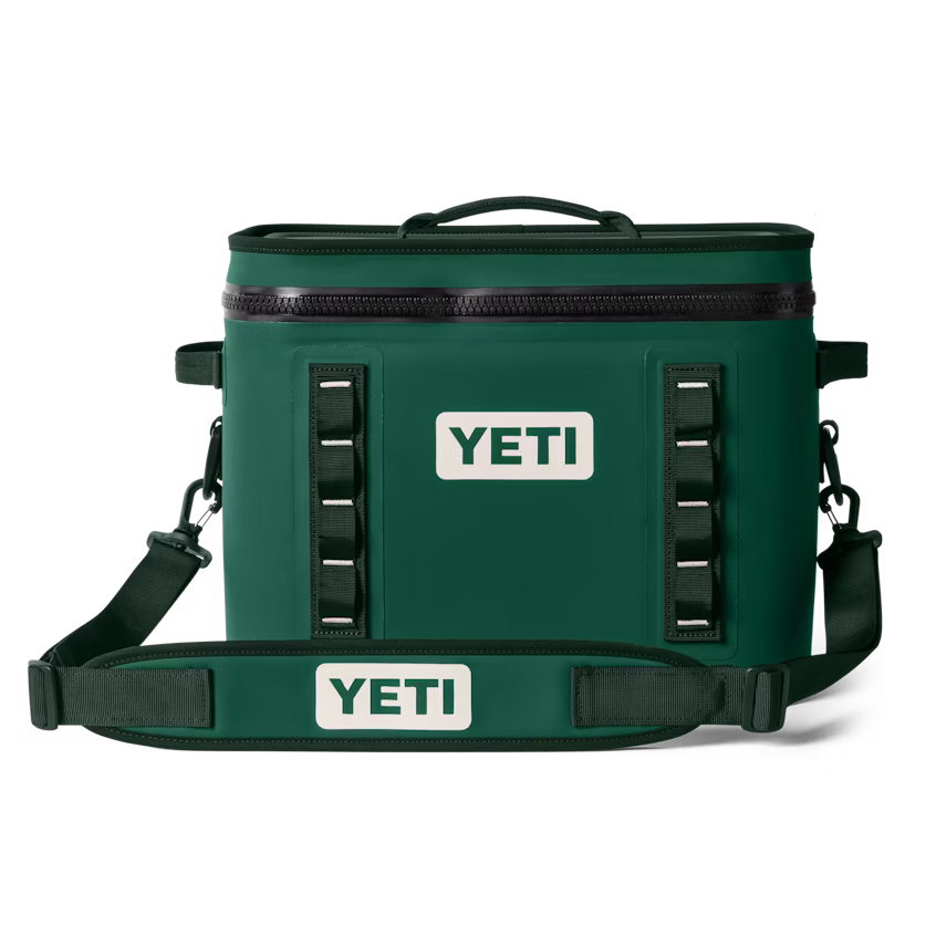Yeti Hopper Flip 18 Soft Cooler - Black Forest Green