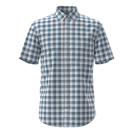 Wrangler Men's Riata Classic Fit Short Sleeve Dress Shirt- Multi