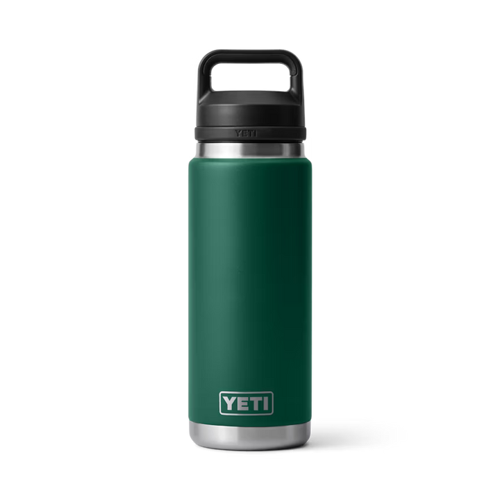 Yeti Rambler 769ml Water Bottle w/Chug Cap - Black Forest Green