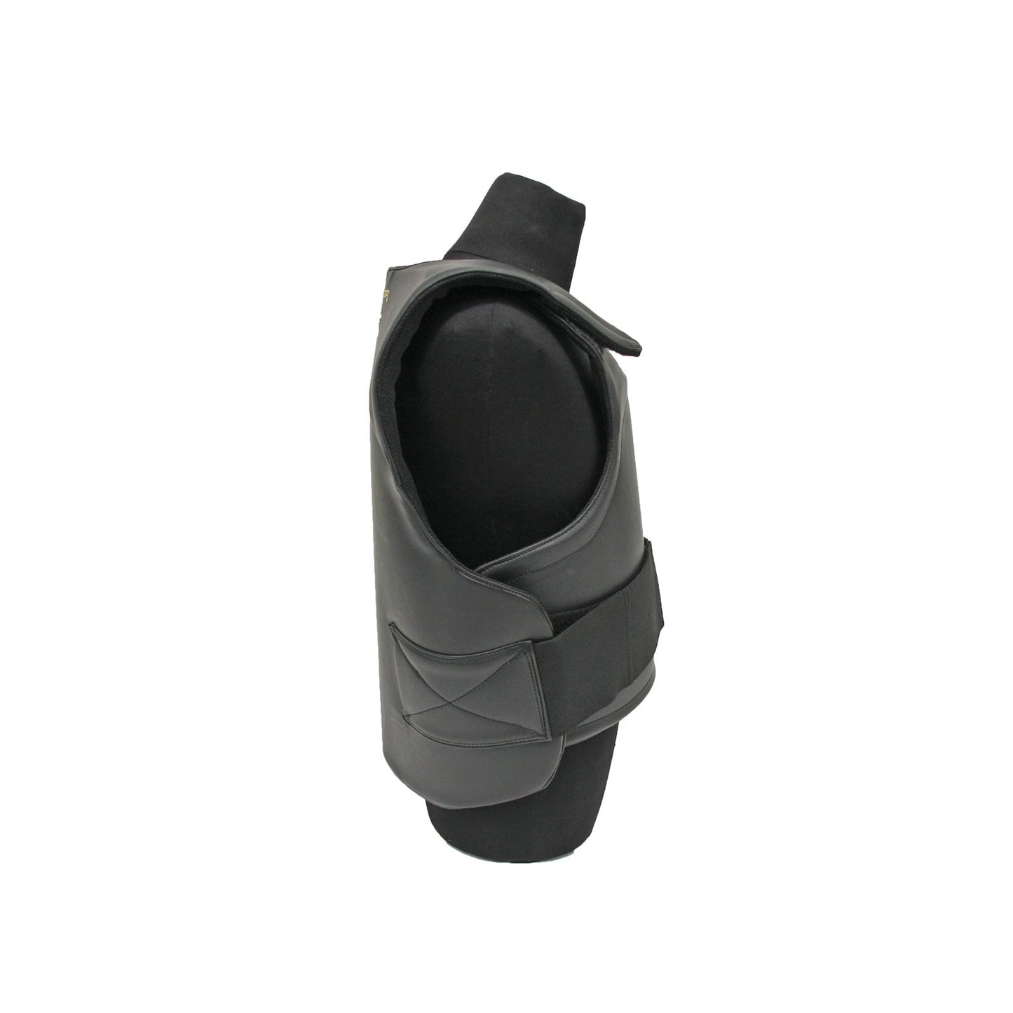 Crooked Horn Bull Rider/Bull Fighter Pleather Protective Vest - Black