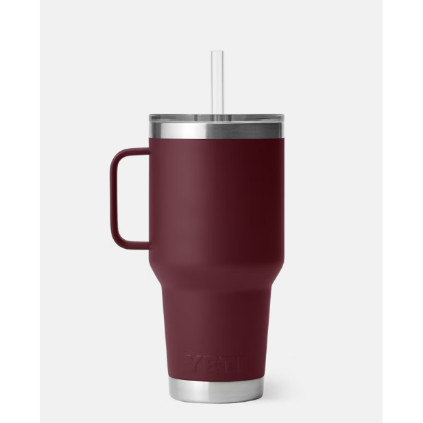 Yeti Rambler 1L Straw Mug - Wild Vine Red