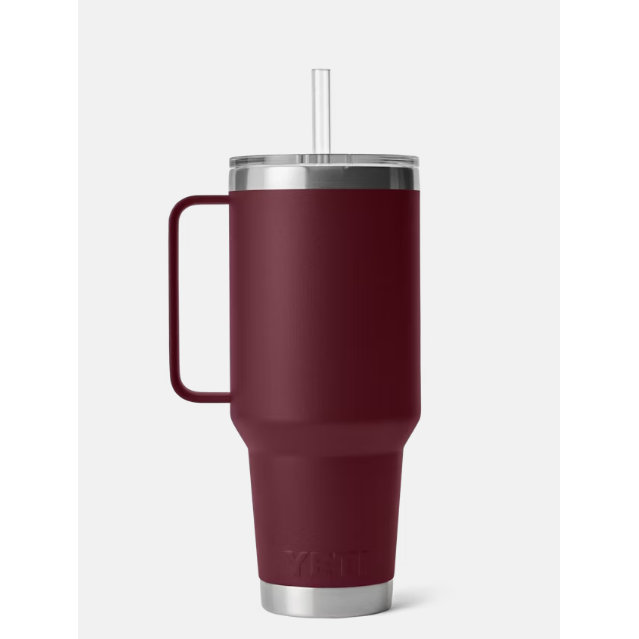 Yeti Rambler 1.2L Mug with Straw - Wild Vine Red