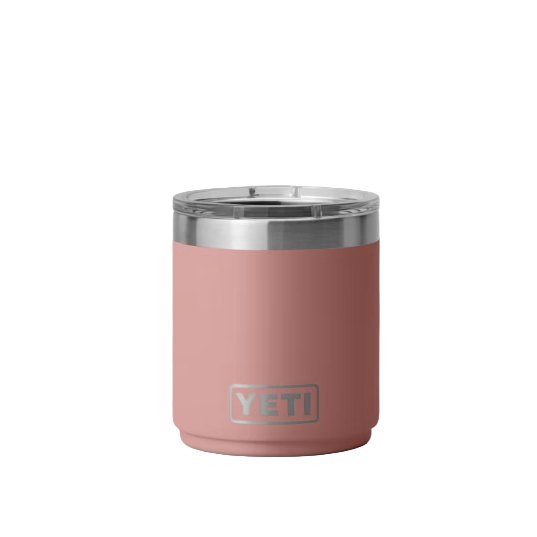 Yeti Rambler 295ml Stackable Lowball w/Magslider Lid - Sandstone Pink