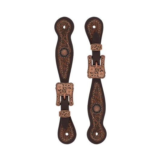 Weaver Leather Floral Ladies Spur Strap