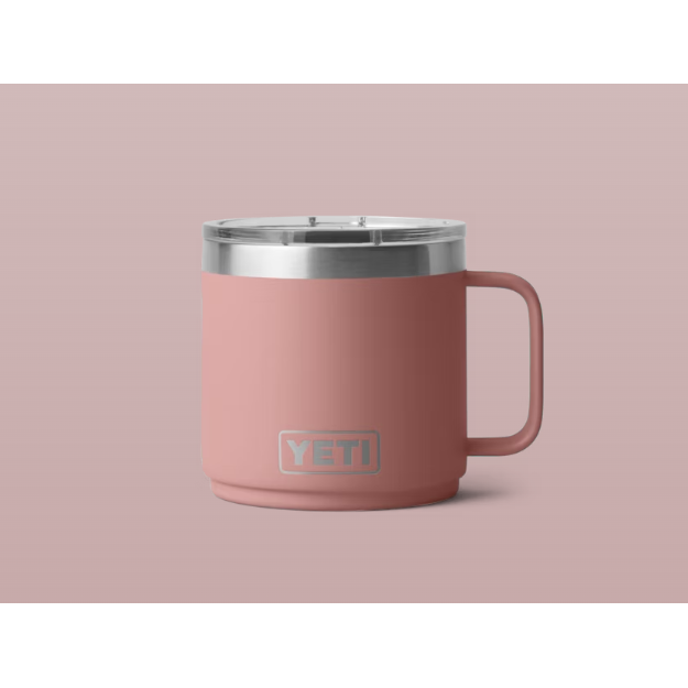 Yeti Rambler 414ml Mug 2.0 w/Mag Slider Lid - Sandstone Pink