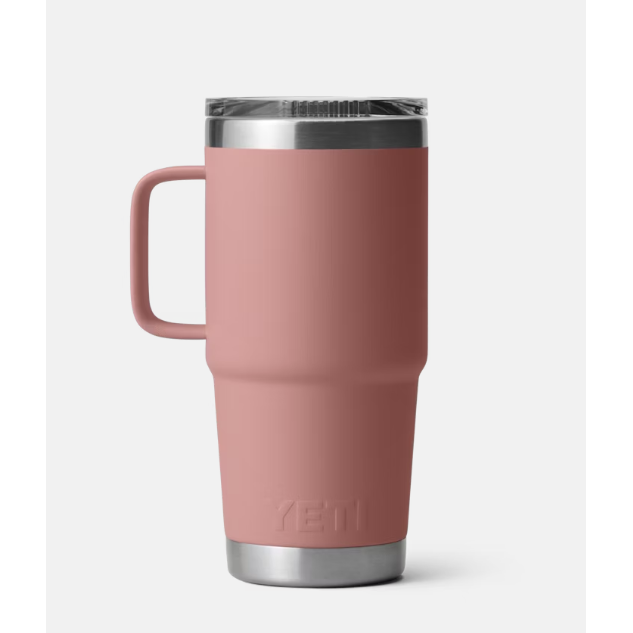 Yeti Rambler 591ml Travel Mug w/Stronghold Lid - Sandstone Pink