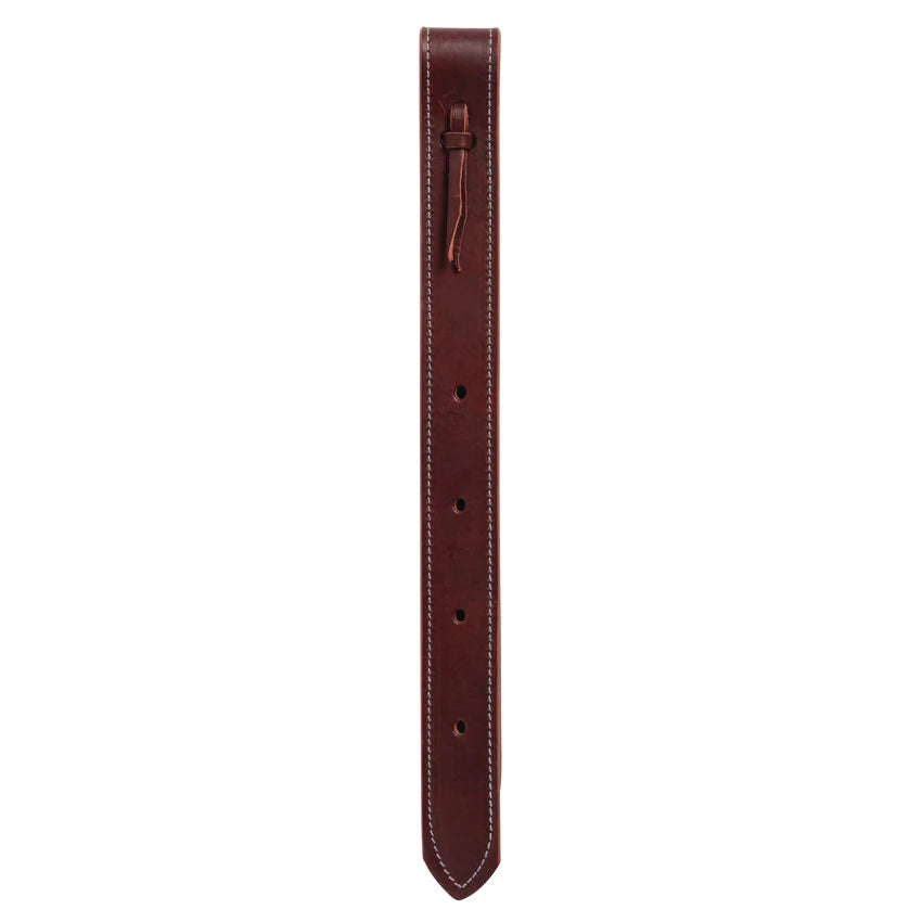 Weaver Burgundy Latigo Off Billet Doubled and Stitched