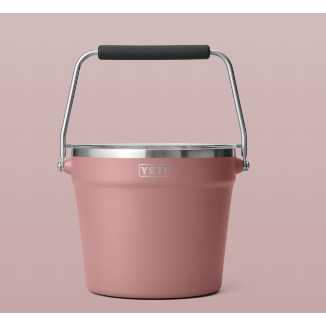 Yeti Rambler Beverage Bucket w/Lid - Sandstone Pink