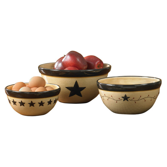 Star Vine Mixing Bowls Set