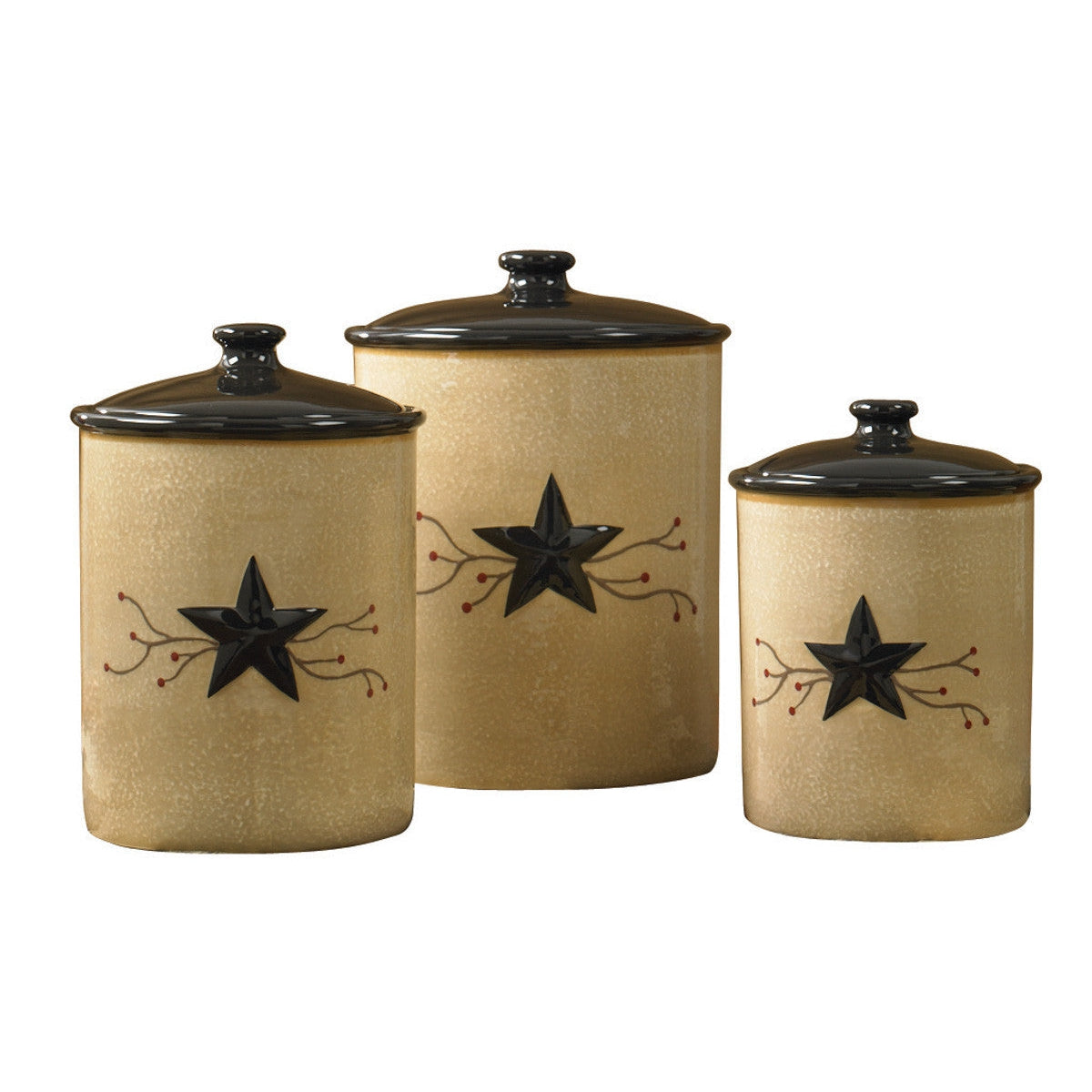 Star Vine Canisters Set