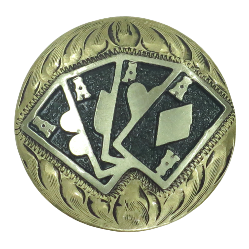 Angus Silversmiths Concho Set of 6 -C29