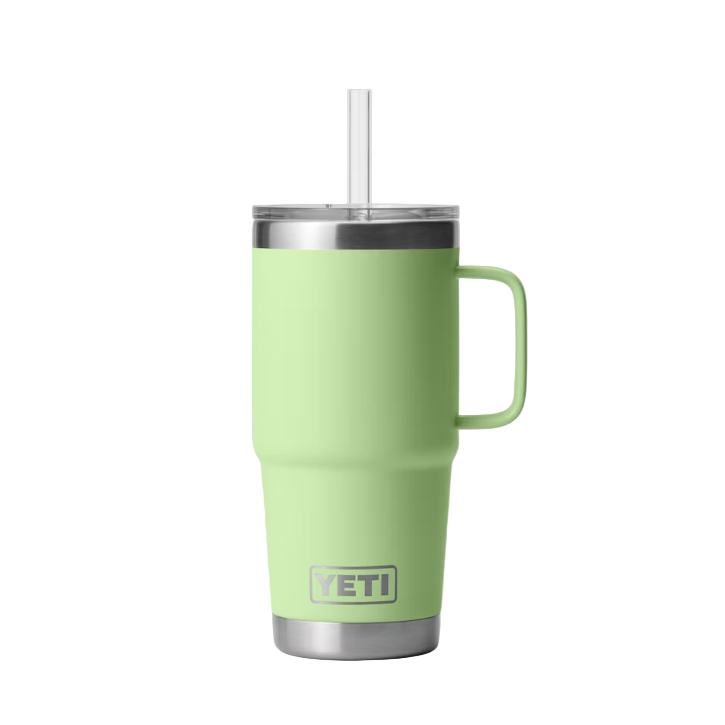 Yeti Rambler 739ml Straw Mug w/Straw Lid - Key Lime