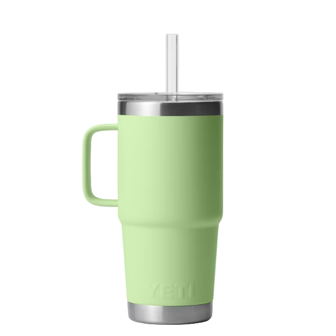Yeti Rambler 739ml Straw Mug w/Straw Lid - Key Lime