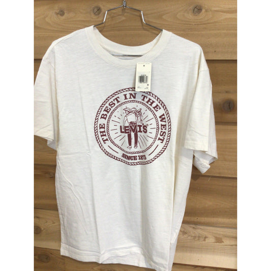 Levi's Men's Short Sleeve Relaxed Fit Round Up Tee Shirt- Roundel