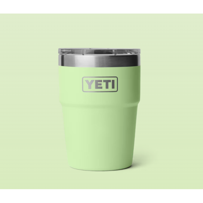 Yeti Rambler 473ml Stackable Pint w/Magslider Lid - Key Lime