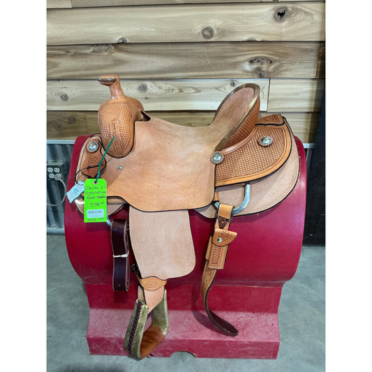 Irvine 16.5" Association Ranch Saddle - Heavy oil