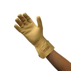 Deer Skin Bull Riding Glove w/Strap Installed