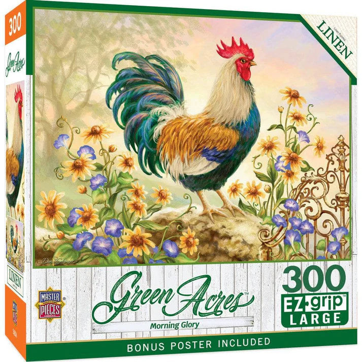 Masterpiece Green Acres Morning Glory 300 Piece EZ Grip Jigsaw Puzzle