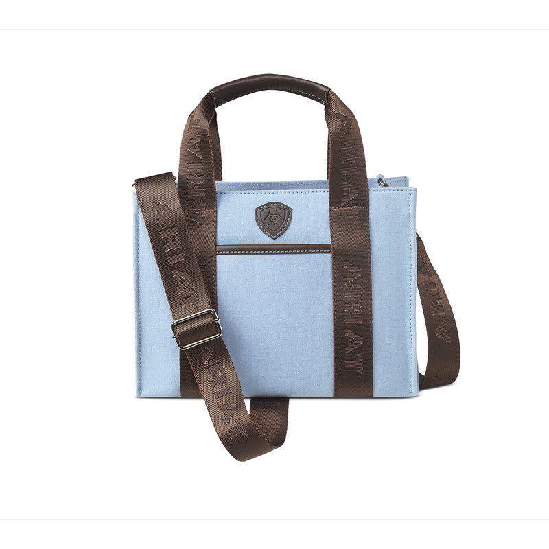 Ariat Women's Blue Iris Canvas Tote- Blue