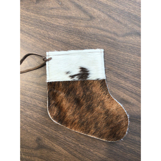 D2W Trading Cowhide Assorted Colored Small Stocking