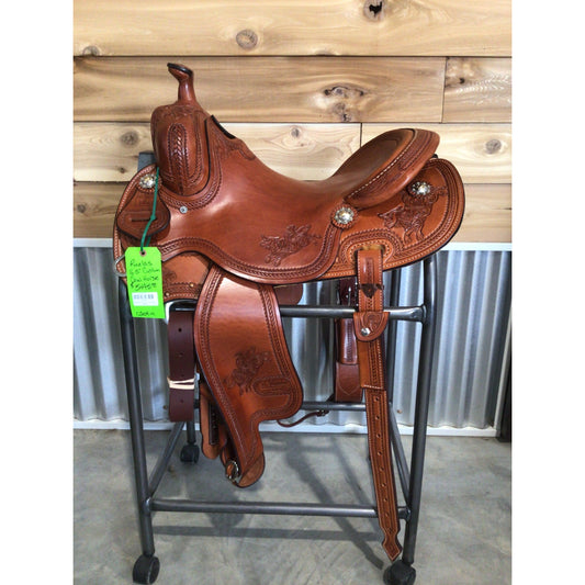 Ruelas 16.5" Custom Cow Horse Saddle