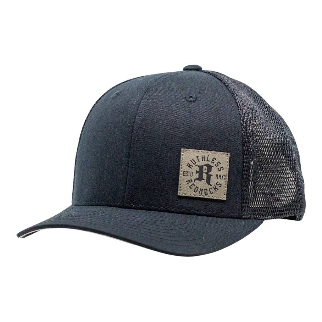 Ruthless Rednecks Icon Patch Curved Brim Hat - Black