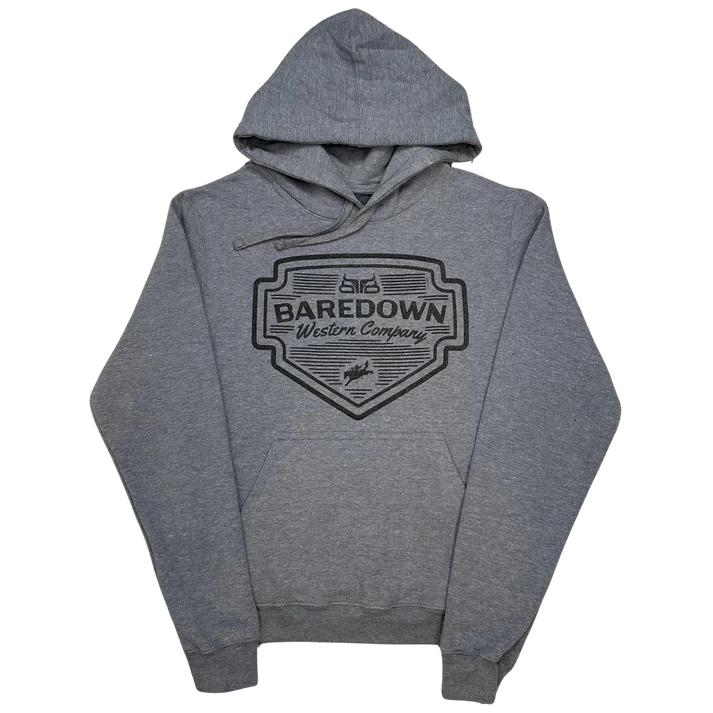 Baredown Brand FRONTIER - Grey Hoodie