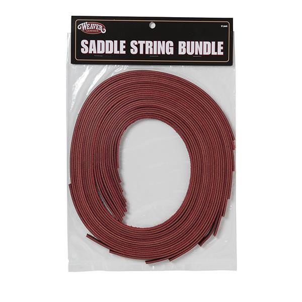 Weaver Saddle String Bundle 1/2" x 72" - Burgundy