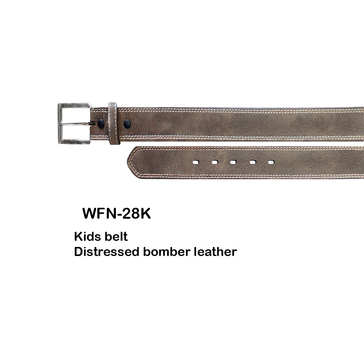 Ranger Belt Co. Kid's Distressed Belt - Bomber