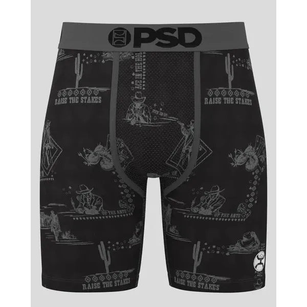 PSD Underwear Men's Hooey Gambler Underwear - Black/Grey