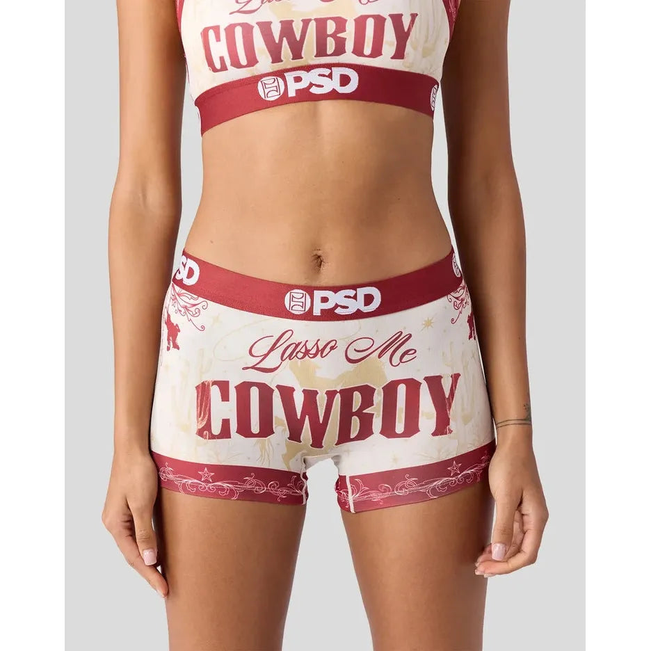 PSD Underwear Women's Lasso Me Underwear - Red/Cream