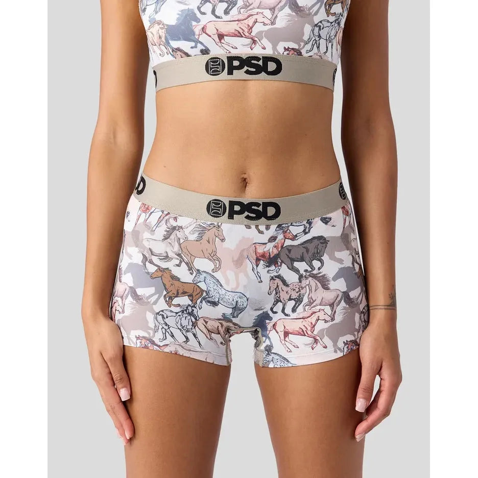 PSD Underwear Women's Hooey Wild Horses Underwear - Multicolour