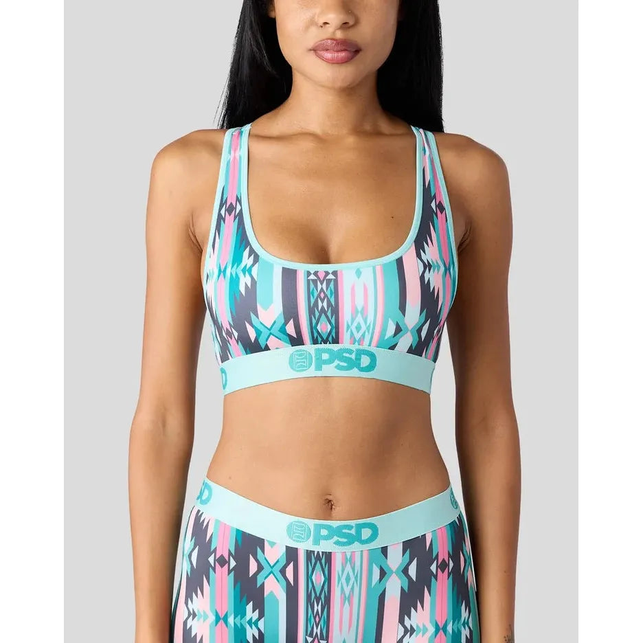 PSD Underwear Women's Hooey West Rim Sports Bra - Multicolour