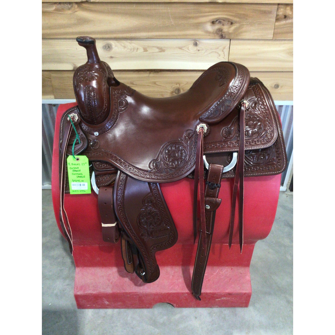 R. Ruelas 17" Custom Ranch Cutting Saddle
