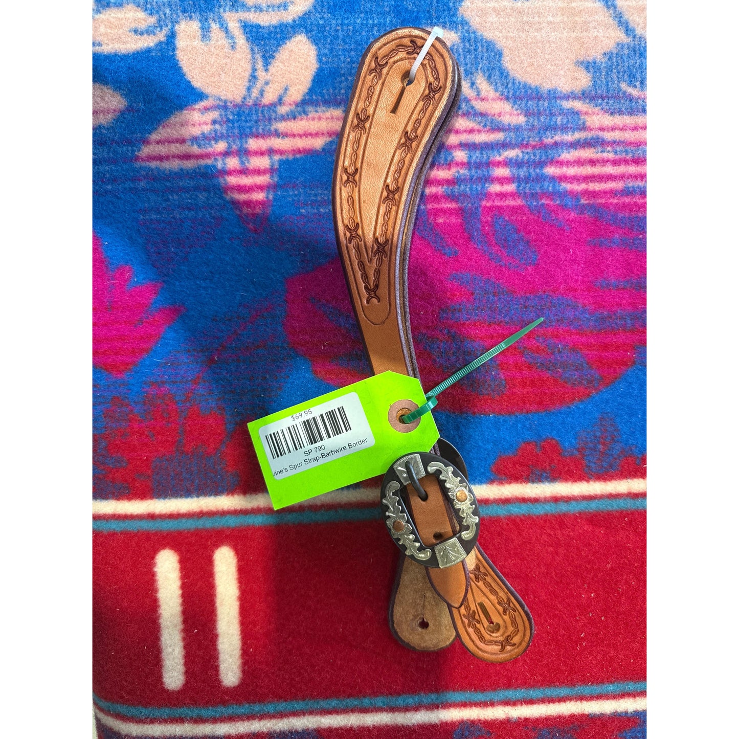 Irvine's Spur Strap-Barbwire Border