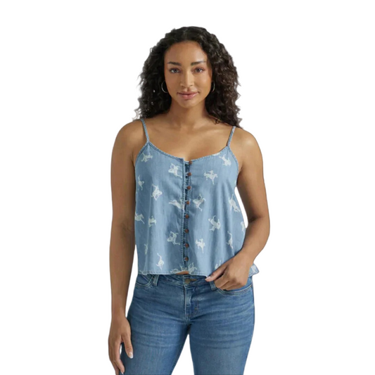 Wrangler Women's Denim Buck Tank Top