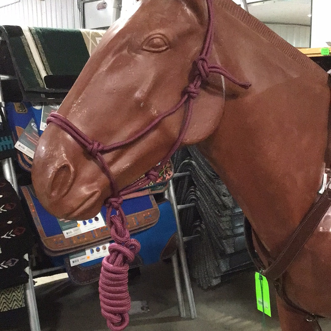 Irvine Rope Halter w/Matching Lead Rope