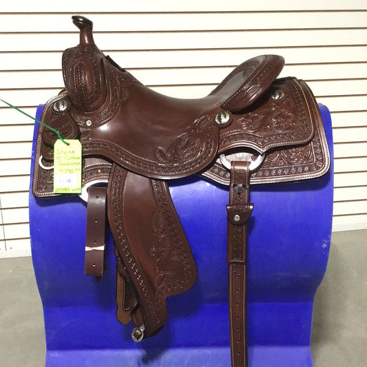 Irvine Custom 17" Cowhorse Saddle