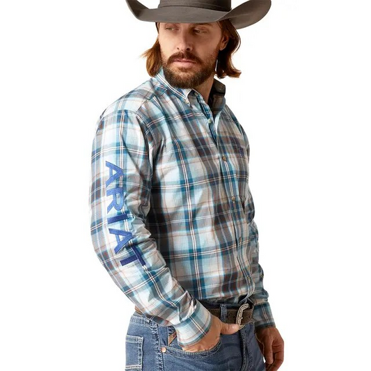 Ariat Men's Pro Series Team Wilder Classic Fit Shirt - White