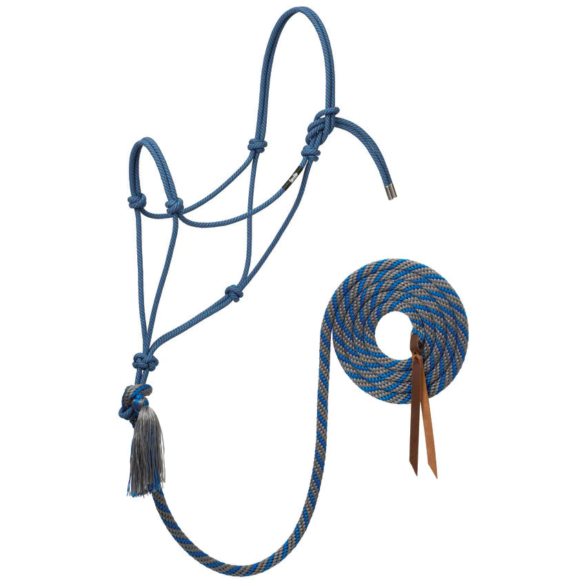 Weaver Leather Silvertip No. 95 Rope Halter with 12' Lead