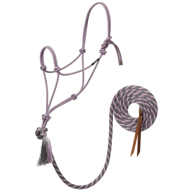 Weaver Leather Silvertip No. 95 Rope Halter with 10' Lead - Irvine Tack & Western Wear