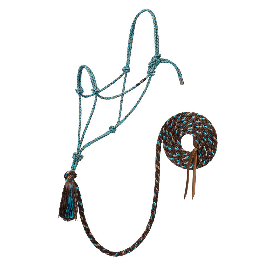 Weaver Leather Silvertip No. 95 Rope Halter with 12' Lead