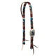 Weaver Patterened Poly Headstall-Split Ear - Irvine Tack & Western Wear